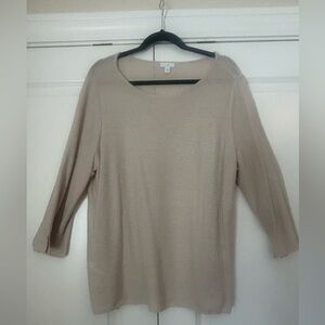 J. Jill Tan Tunic Top